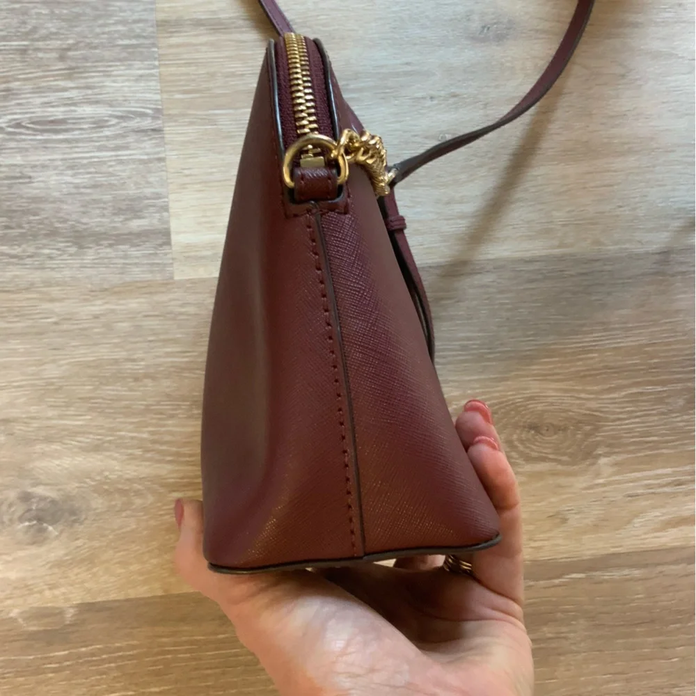 Michael Kors Red Jetset Travel Dome Crossbody bag